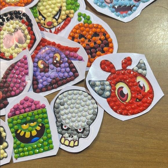 Colorful Halloween diamond Sticker Set - Picture 5 of 5
